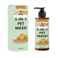 5-in-1 Coconut Pet Shampoo & Conditioner | Gentle Natural Formula for Dogs & Cats - Box 250g