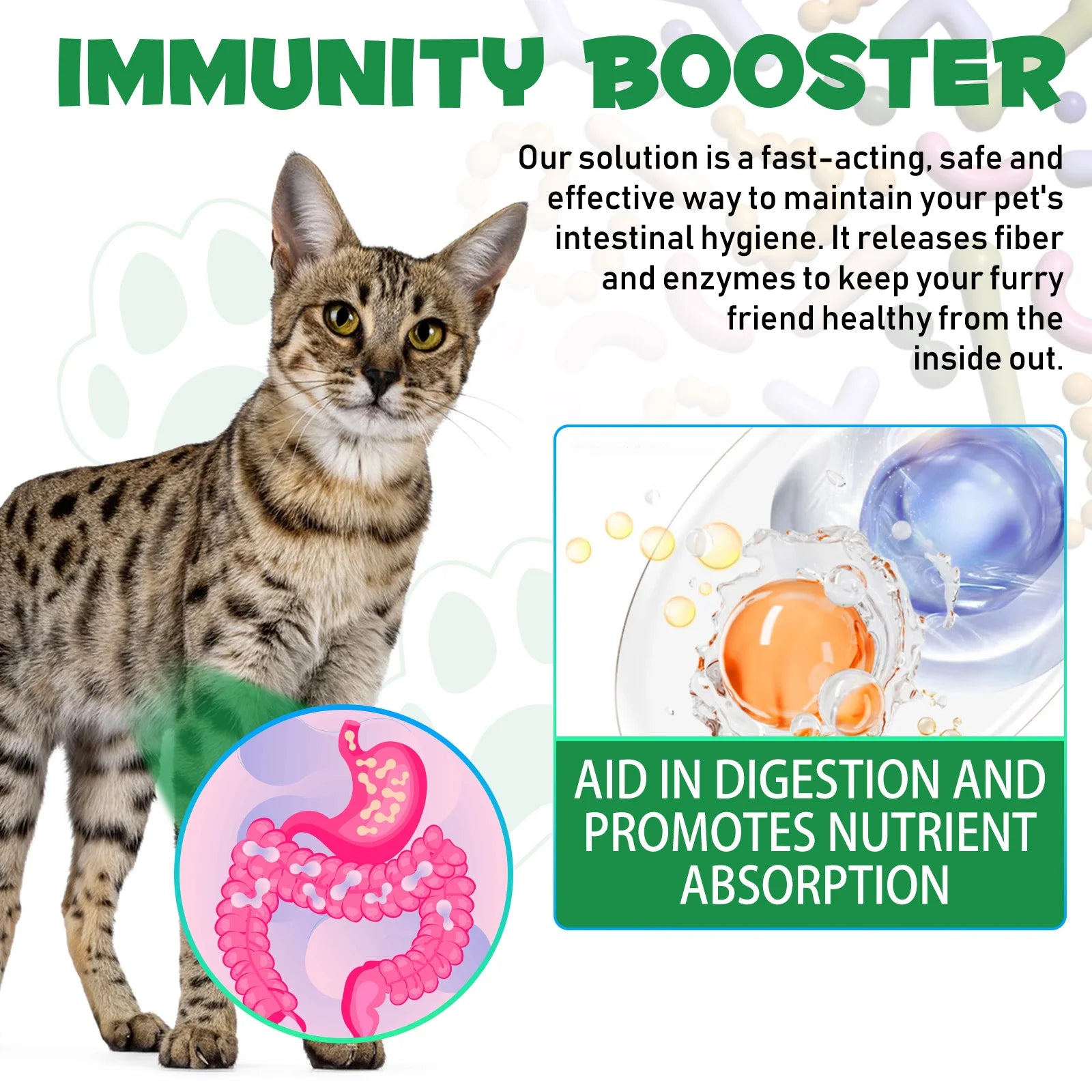 Cats Natural Broad Spectrum Treatment in Liquid Form for Tapeworm Whipworm Roundworm Hookworm Prevention Medication Supplements