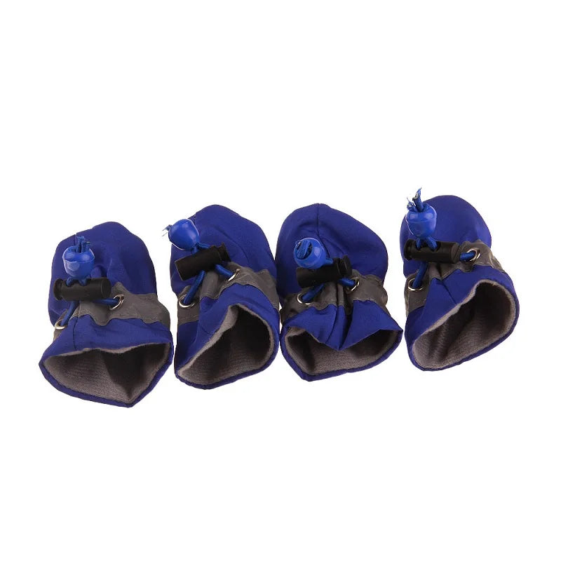 Summer Dog Shoes Rain Waterproof Pet Boots Socks Rubber Anti-slip Shoes Reflective soft puppy Dog Footwear for Small medium dogs