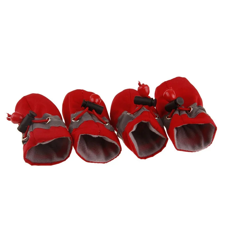 Summer Dog Shoes Rain Waterproof Pet Boots Socks Rubber Anti-slip Shoes Reflective soft puppy Dog Footwear for Small medium dogs