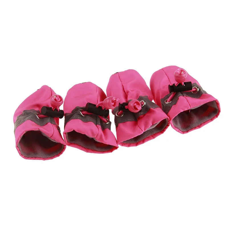 Summer Dog Shoes Rain Waterproof Pet Boots Socks Rubber Anti-slip Shoes Reflective soft puppy Dog Footwear for Small medium dogs