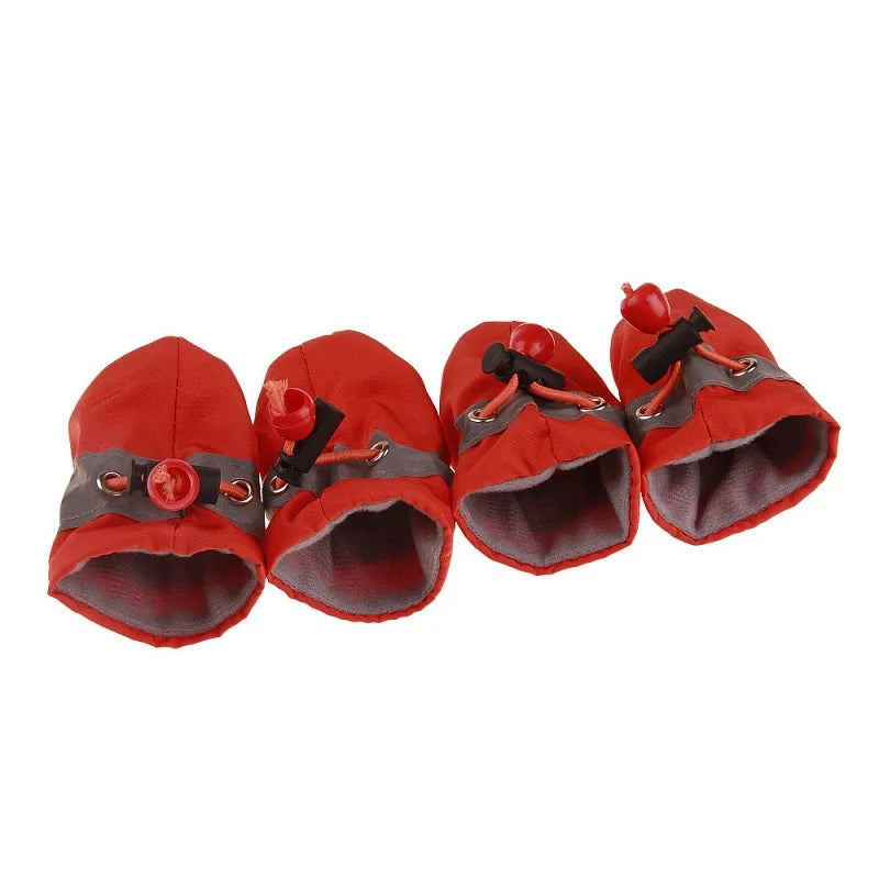 Summer Dog Shoes Rain Waterproof Pet Boots Socks Rubber Anti-slip Shoes Reflective soft puppy Dog Footwear for Small medium dogs