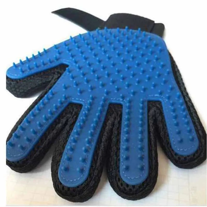 Cat and Dog Grooming Gloves, Gentle Silicone Deshedding Brush, Cleaning Accessories