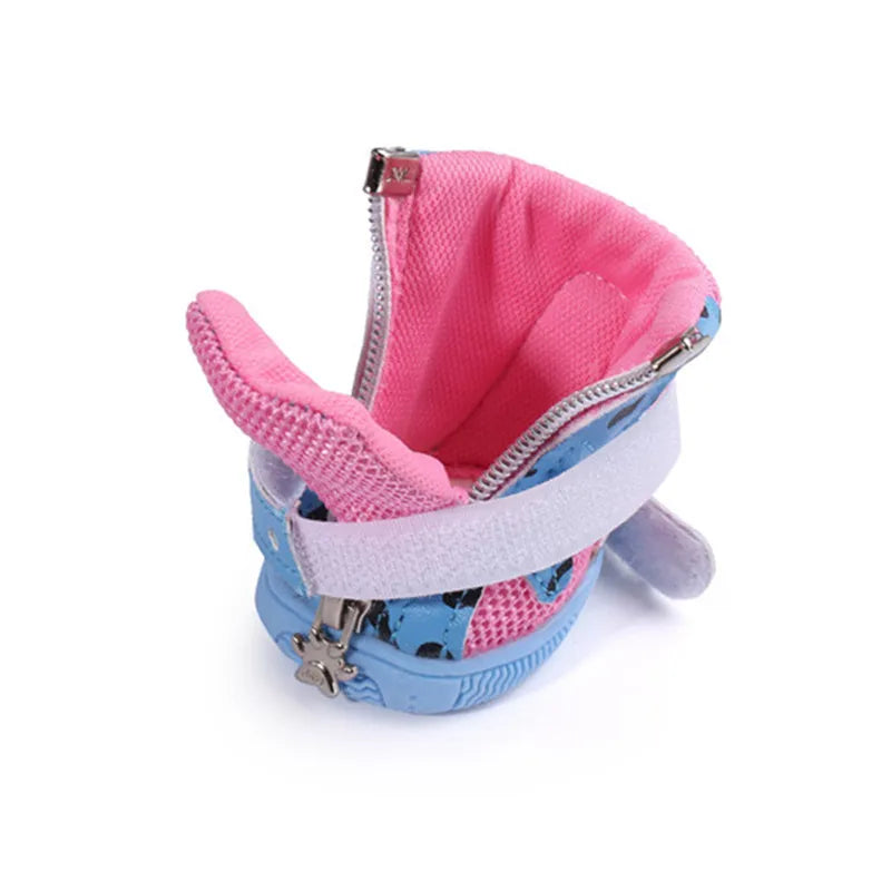 Breathable Mesh Dog Shoes Summer Small Dog Shoes Anti-Slip Pet Dog Sport Boots for Teddy Chihuahua
