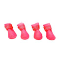 4 Waterproof and Non-Slip Rain Boots for Small and Medium-Sized Dogs, Cute Pet Dog Shoes - Protect Your Pet's Paws from Rain, Mud, and Ice