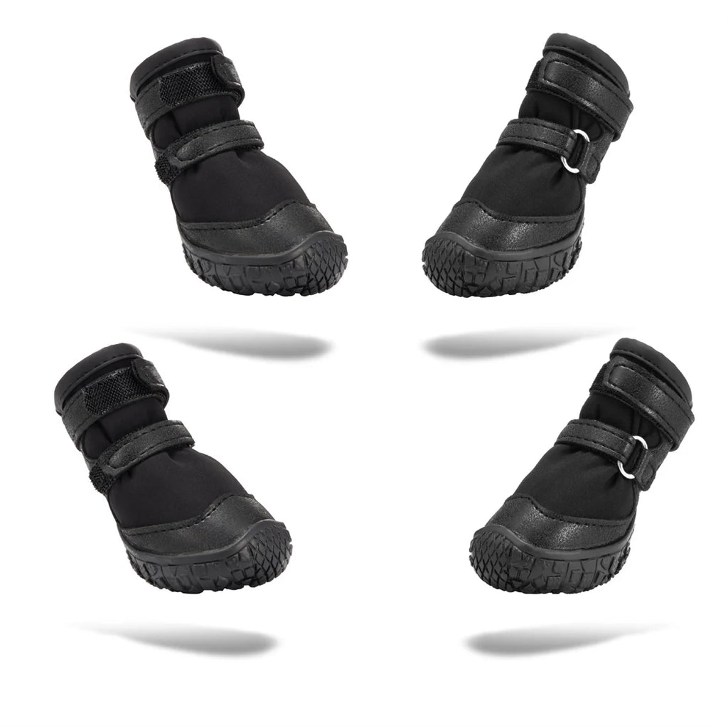 Black Shoes For Dogs Outdoor Durable Dog Shoes Non-Slip Boots For Small Breeds Dogs Teddy Pull Chihuahua Shoes Breathable