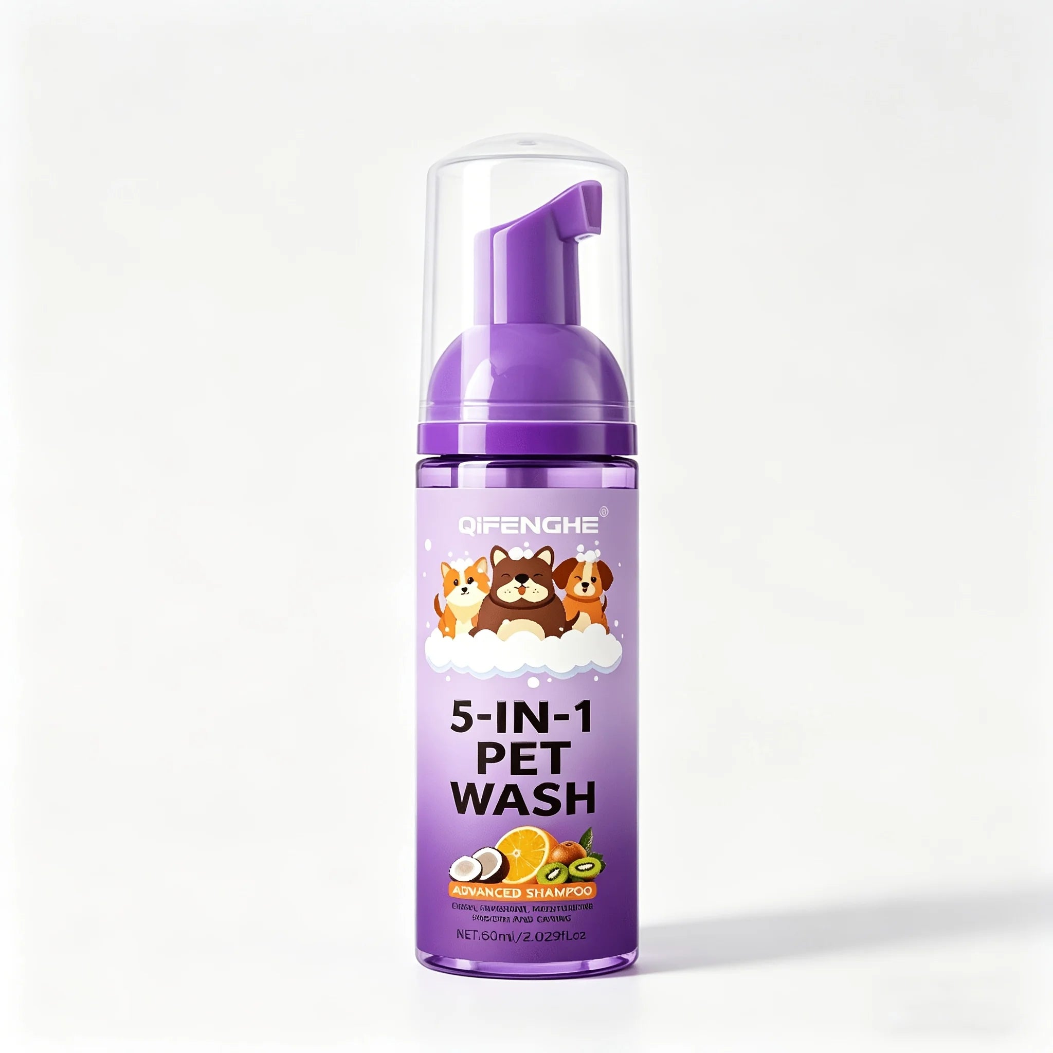 No Rinse Dog & Cat Shampoo Suitable for Puppies, Kittens, Adults - Quick Waterless Bath Foam, Tear-Free Formula, Rinse-Free Deep