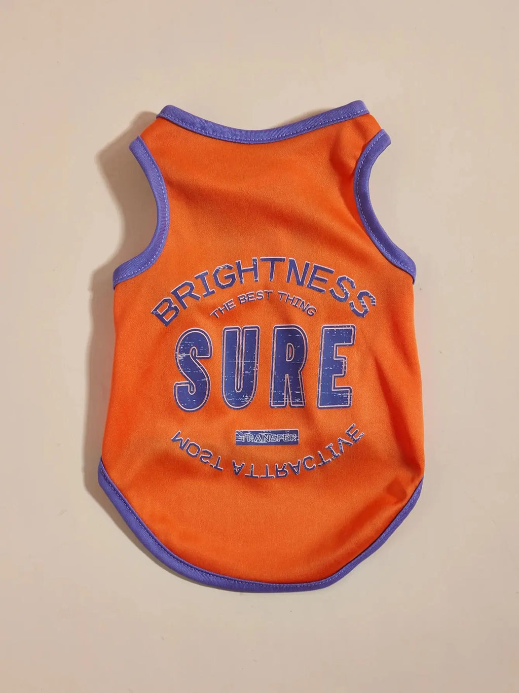 Pet clothes: dog and cat vest Light, breathable, comfortable, simple, generous, fresh and cute, suitable for all seasons