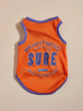 Pet clothes: dog and cat vest Light, breathable, comfortable, simple, generous, fresh and cute, suitable for all seasons
