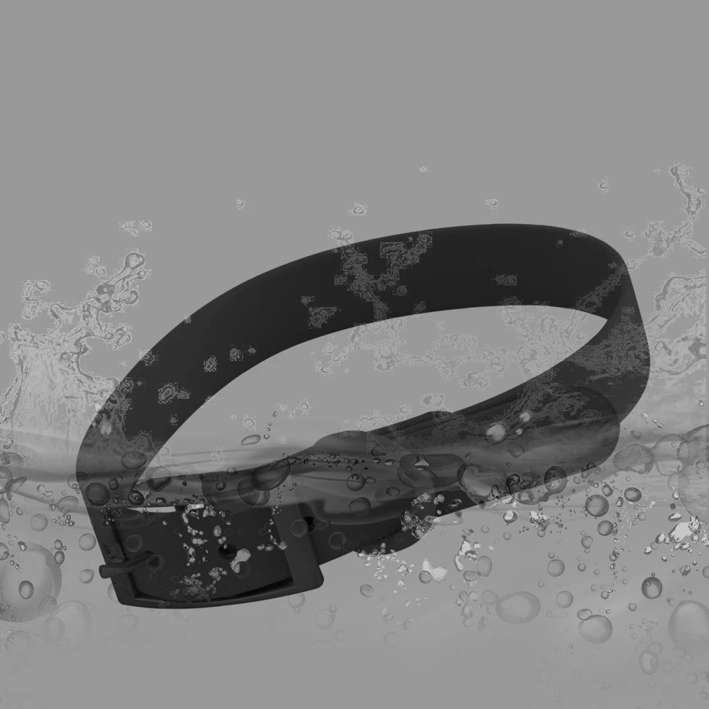 Universal Waterproof Dog Collars With Zinc Alloy Buckle PVC Rubber for Medium Small Dog Collar for Cats