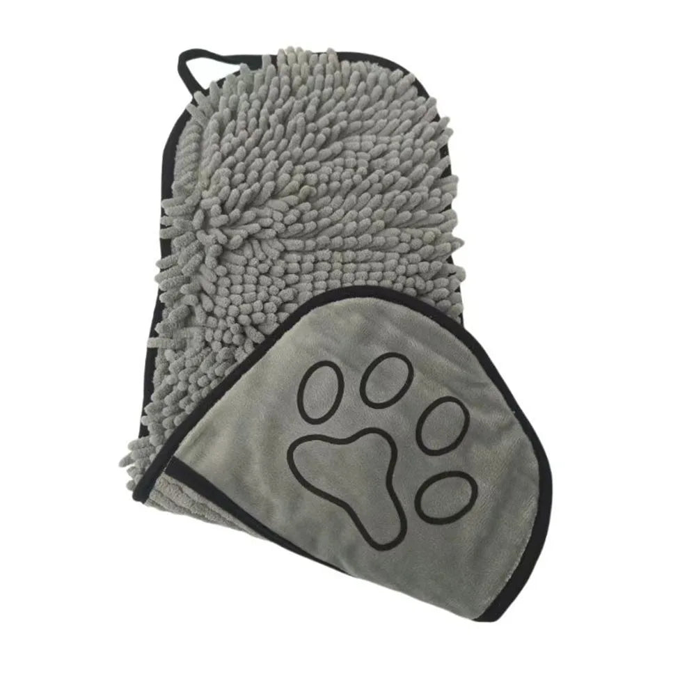 Super absorbent and quick-drying pet dog towel, cat bathing towel, special for large dogs like Teddy and Golden Retriever