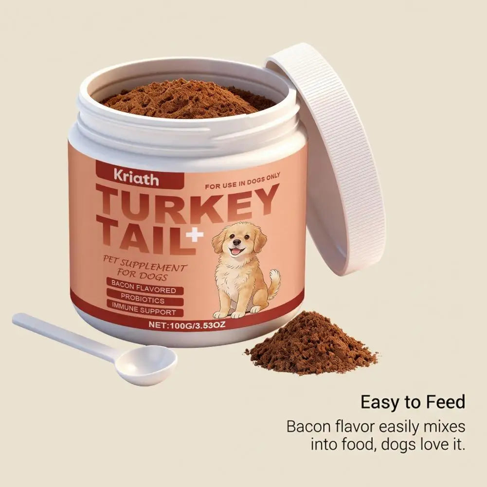 100g Bacon Flavored Pet Health Supplement Elderly Dog Maintenance Joint Intestinal Skin Care Dog Probiotics Immune Support Agent