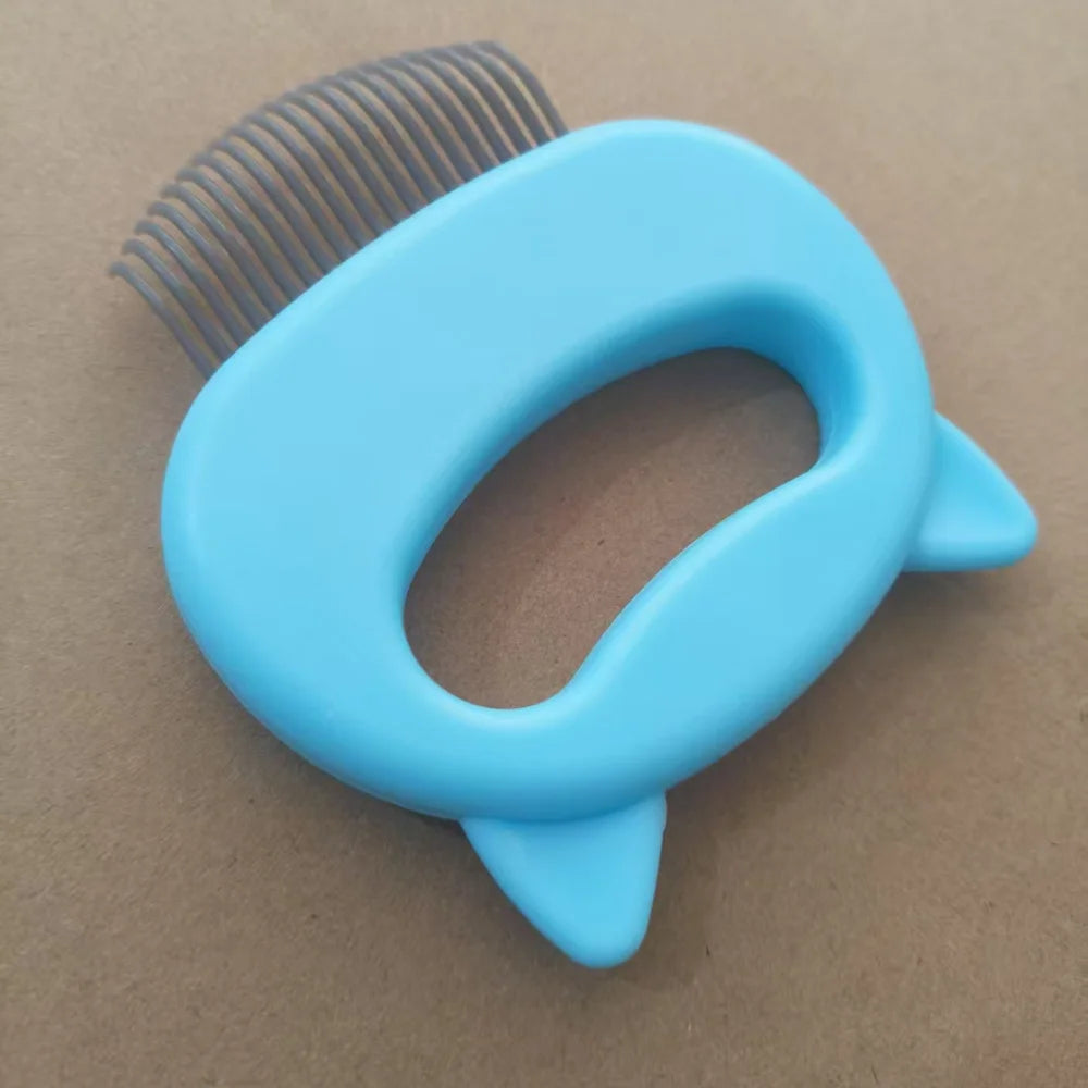 Cat Massage Comb detangling comb Easy Grip Handle Effectively Remove Cat Hair Fine Soft Brush Hair Multi-Color Grooming Tools