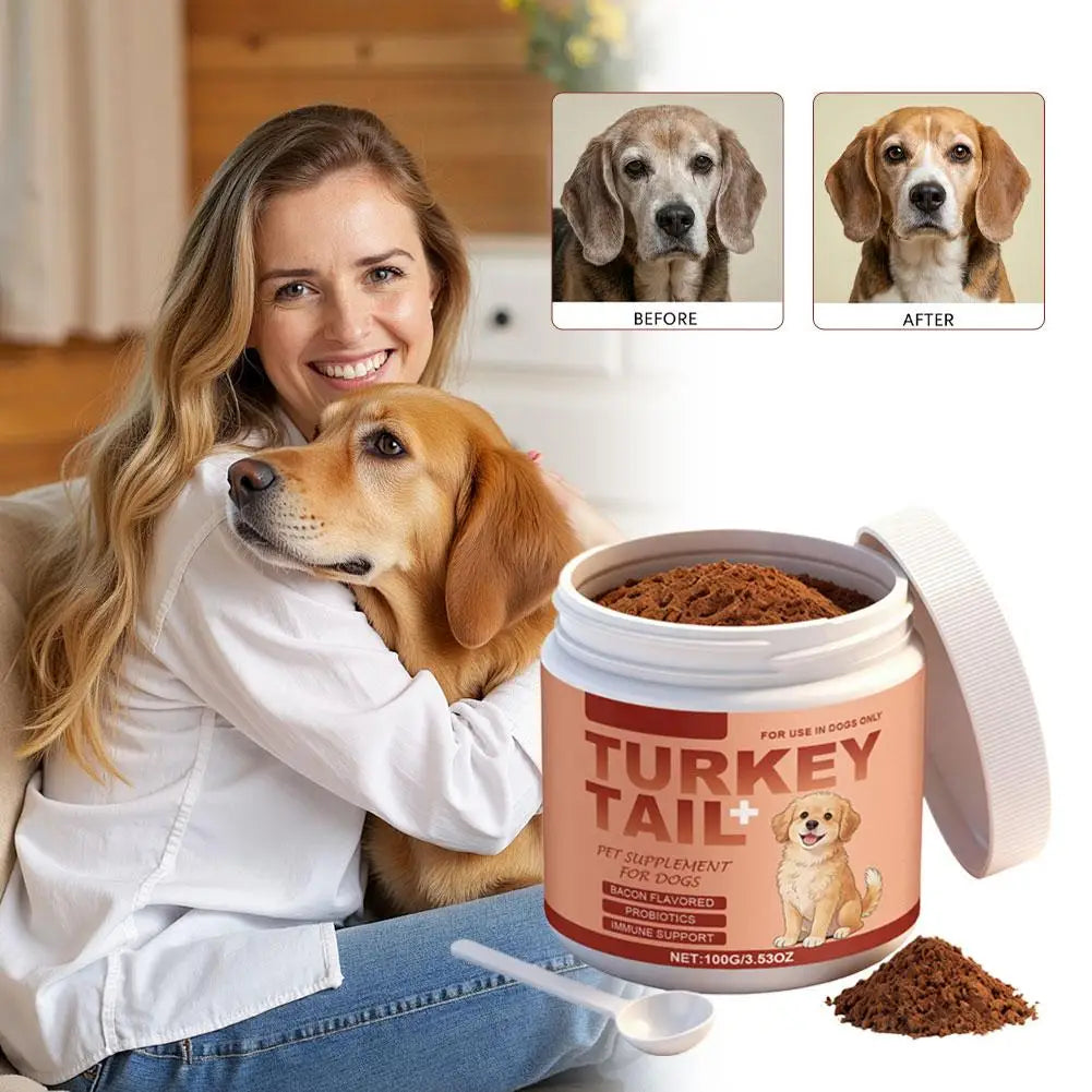 100g Bacon Flavored Pet Health Supplement Elderly Dog Maintenance Joint Intestinal Skin Care Dog Probiotics Immune Support Agent