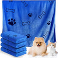 Quick-Drying Microfiber Dog Towel Absorbent Pet Bath Product Fiber Quick-drying Bath Towel Car Wiping Cloth Pet Supplies