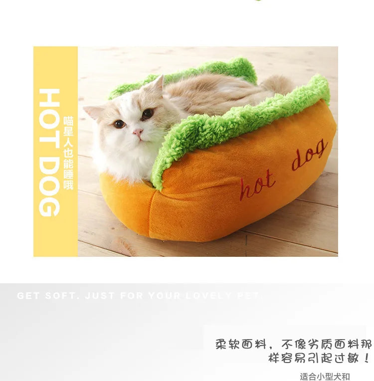 Warm Hot Dog Bed Removable Soft Lounger for Dog Large Hot Sale Washable Elastic Puppy Cat Pet House Sofa Indoor Dog Kennel