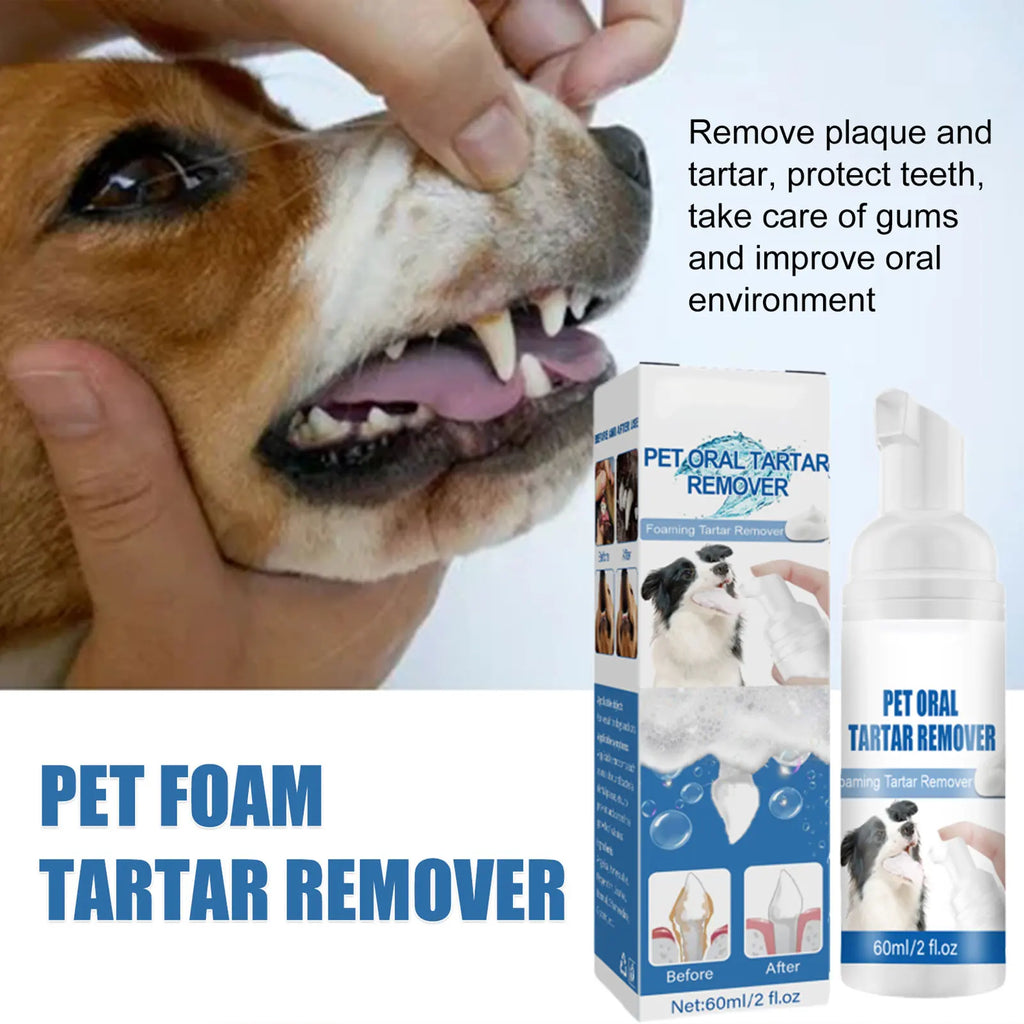 Dog Dental Care Foam Dog Oral Breath Freshener Keep Dog Breath Fresh And Teeth Clean Supports Gum Health Dog Dental Care.