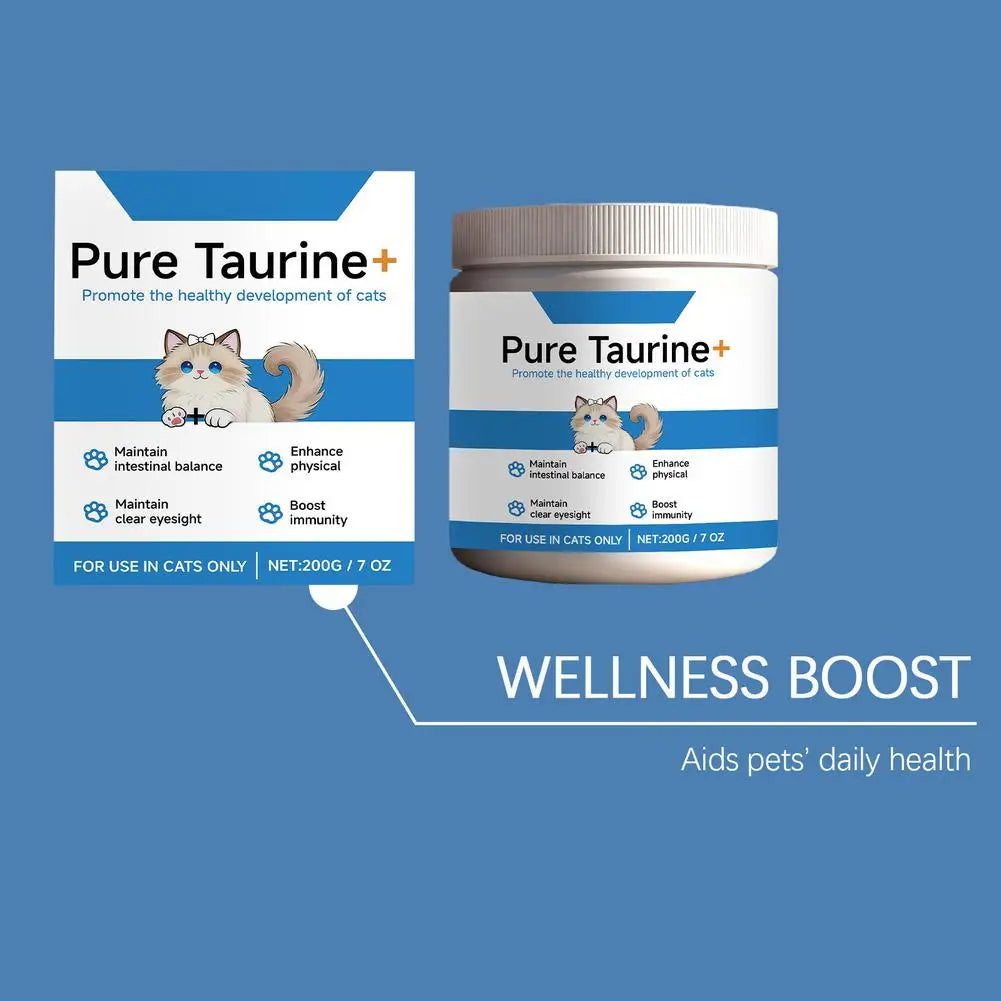 Cat Taurine Powder Gentle Formula To Care For Pet's Comfortable Body Massage Care Nutrition Powder Taurine powder for cats
