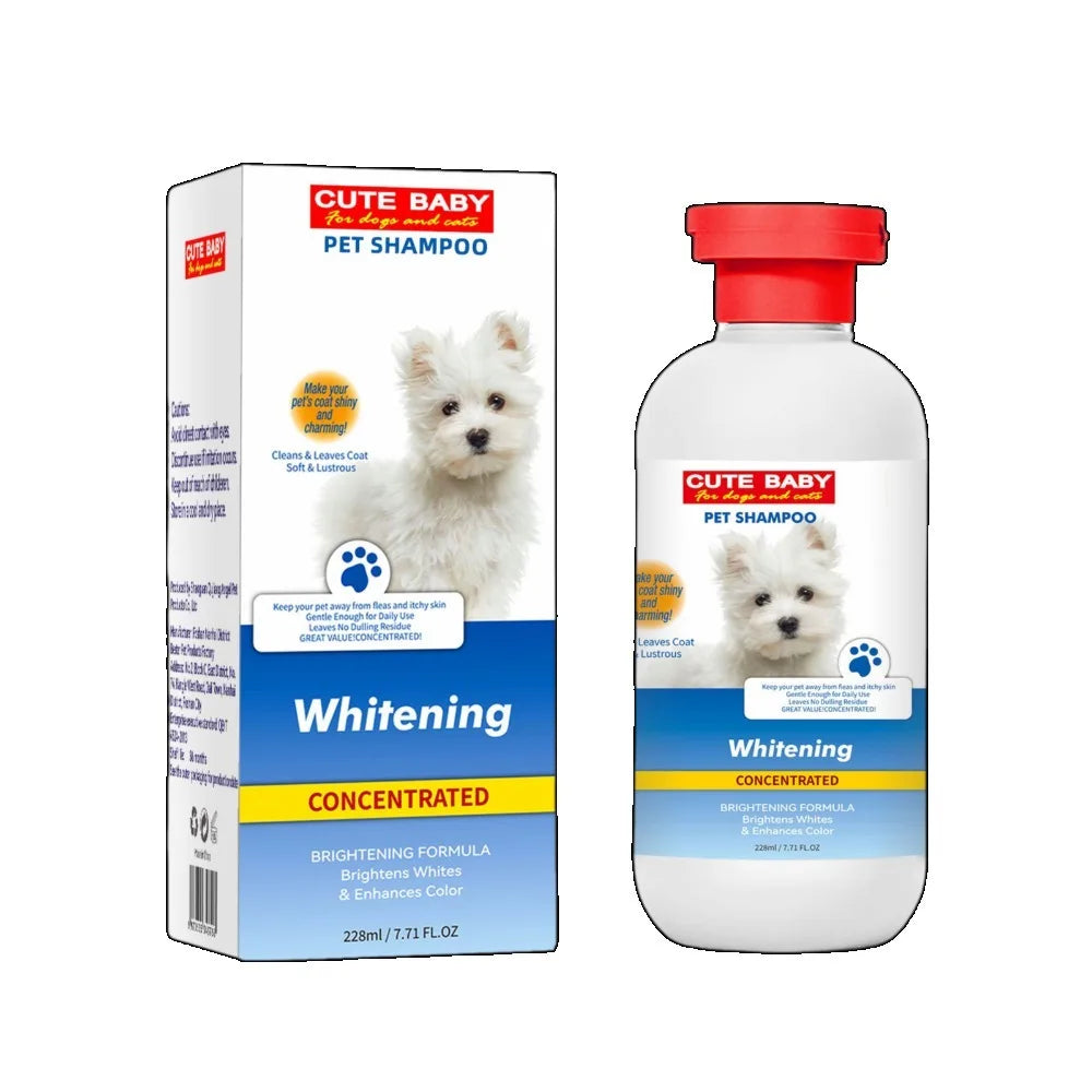 228ml PET Cleaning High Quality Safe Pet Dog Shampoo Body Wash Tender Skin Odor Removing Cleansing Petcleaning for Dogs Cats