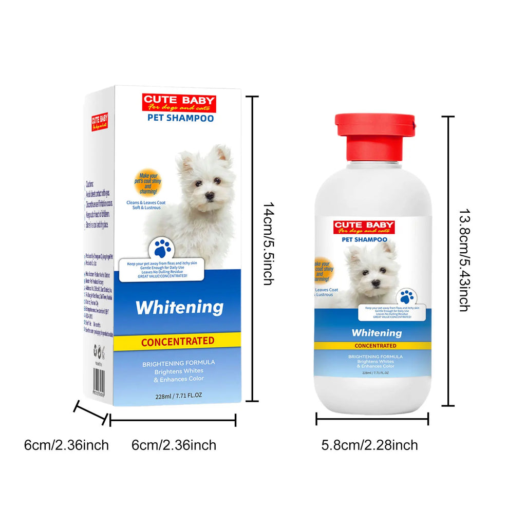 228ml PET Cleaning High Quality Safe Pet Dog Shampoo Body Wash Tender Skin Odor Removing Cleansing Petcleaning for Dogs Cats
