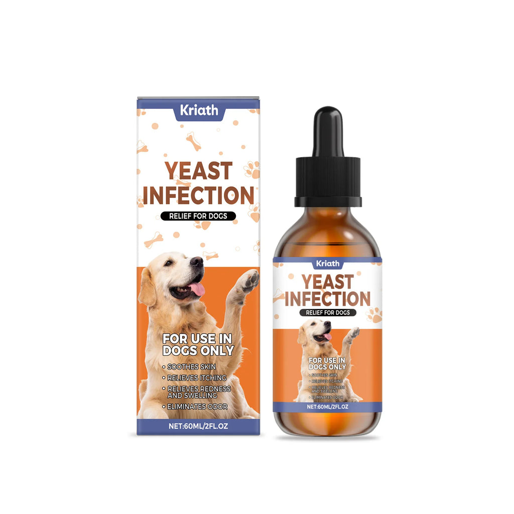 Dog Herbal Drops for Skin & Coat Health – Yeast Infection Relief, Itching & Redness Soother, Immune Support Supplement 60ml