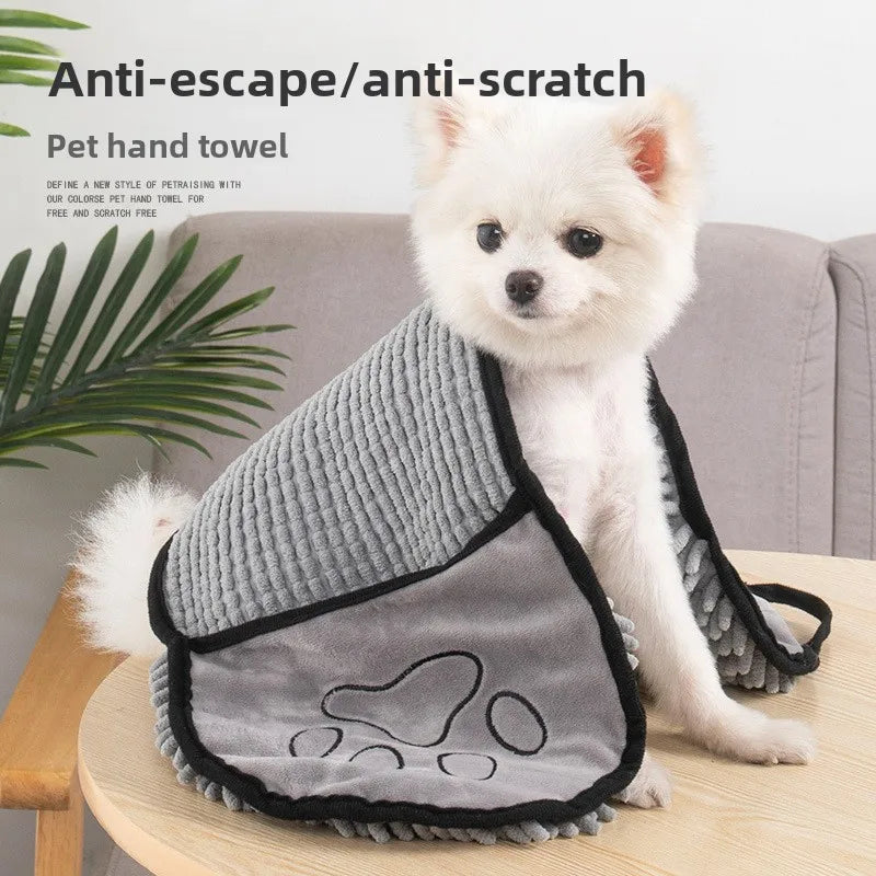 Super absorbent and quick-drying pet dog towel, cat bathing towel, special for large dogs like Teddy and Golden Retriever