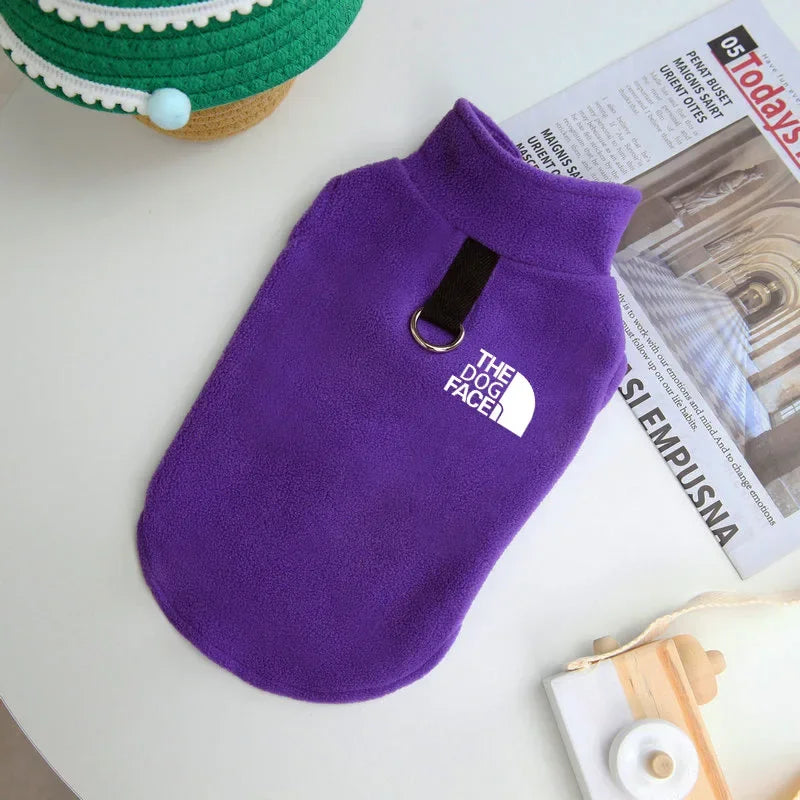 Pet Dog Clothes,Polar Fleece Warm Dog Vest,Fashion Comfortable and Breathable Dog Cothes,Clothes for Small and Medium-sized Dogs