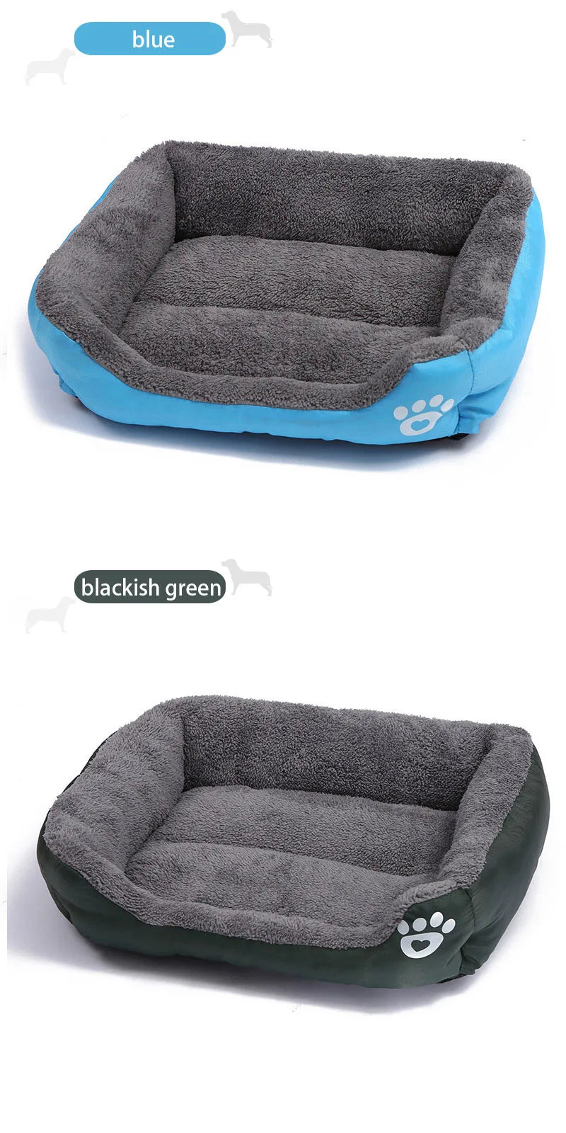 Dog Bed Pets House for Puppy Small Medium Large XXL Supplies Kennel Mat Nesk Sleeping Plush Washable Cat cushion Products indoor