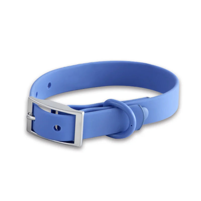 Universal Waterproof Dog Collars With Zinc Alloy Buckle PVC Rubber for Medium Small Dog Collar for Cats