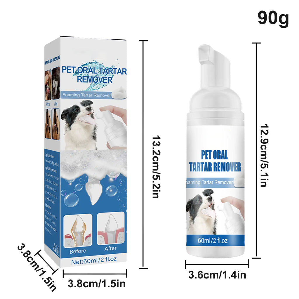 Dog Dental Care Foam Dog Oral Breath Freshener Keep Dog Breath Fresh And Teeth Clean Supports Gum Health Dog Dental Care.