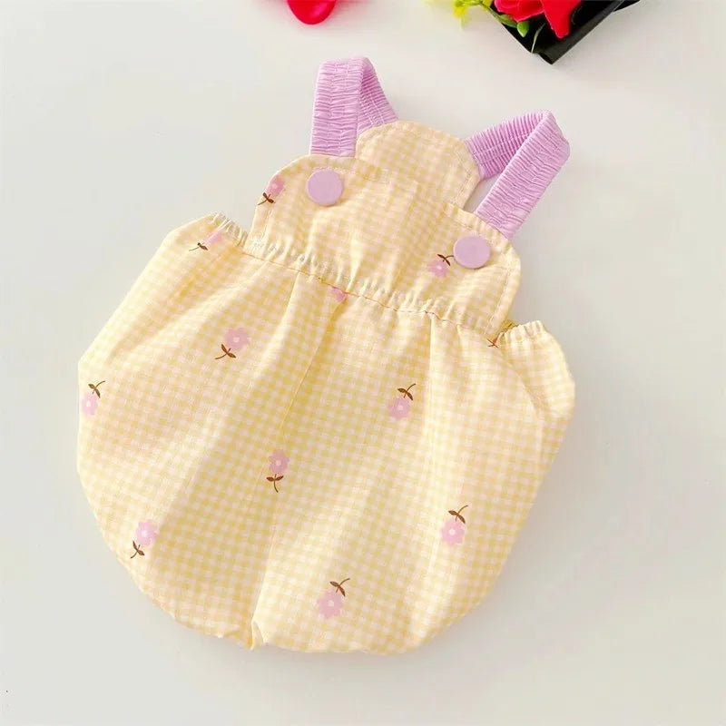 Dog Clothes Small Dogs Summer Puppy Dress Cat Print Skirt Bichon Chihuahua Black White Breathable Dresses Pet Clothing for Dogs