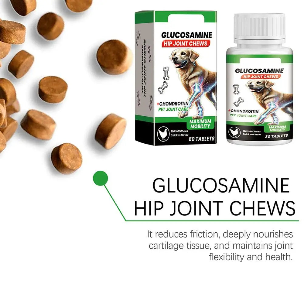 Dog Joint Support Chews Glucosamine Chondroitin Hip Joint Chews For Dogs Mobility Support Enhance Vitality Pet Joint Care