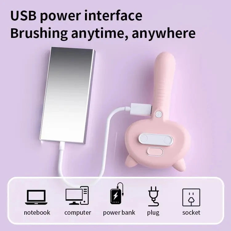 2-in-1 Cat grooming comb Pet Grooming Brush - Electric Massage & Waterless Spray Comb for Cats/Dogs One-Button Deshedding