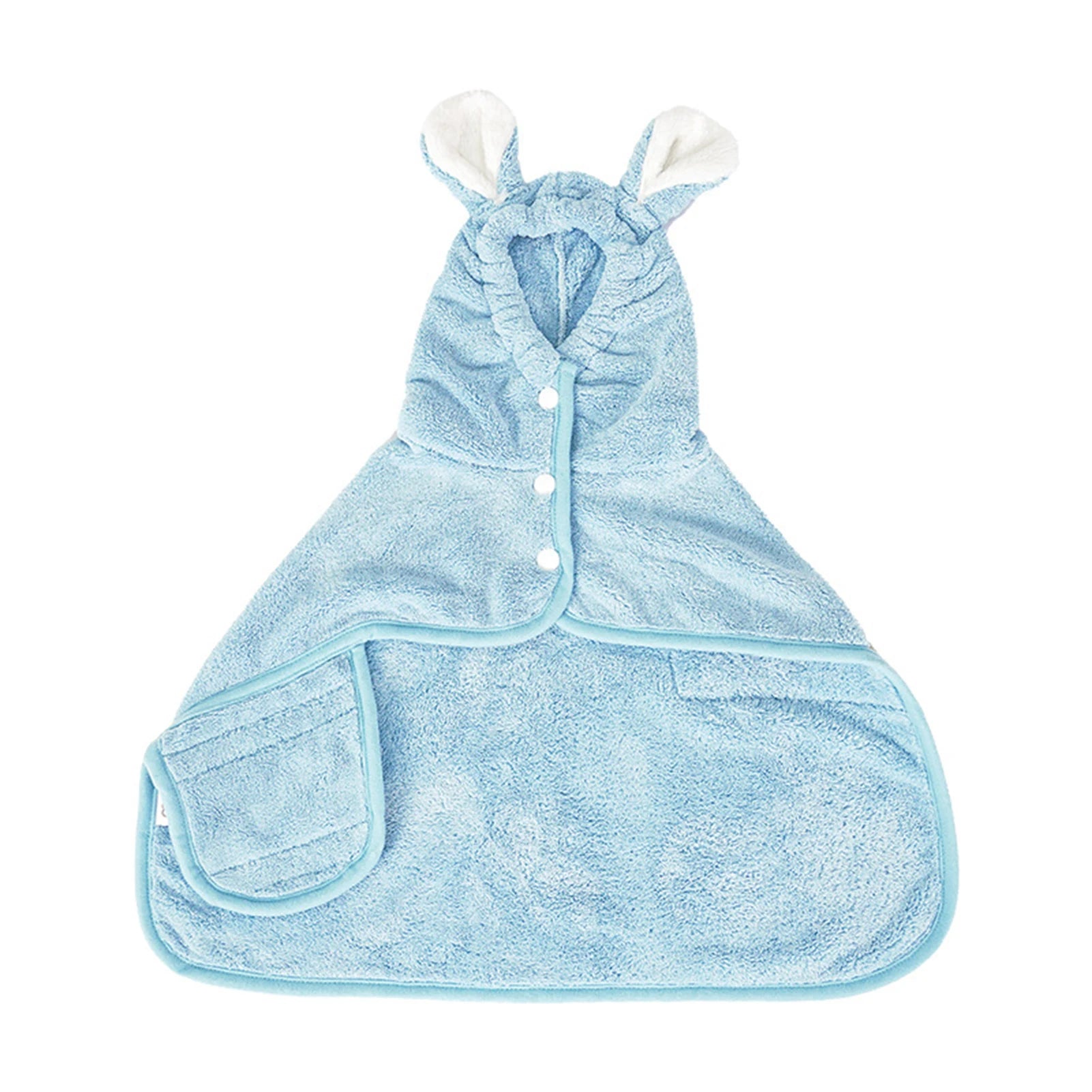 Dogs Bathrobe Cute Capes Bath Towel Soft Cozy Ultra-Absorbent Drying Coat Robe For Stylish Pet Lover Bath Clothing