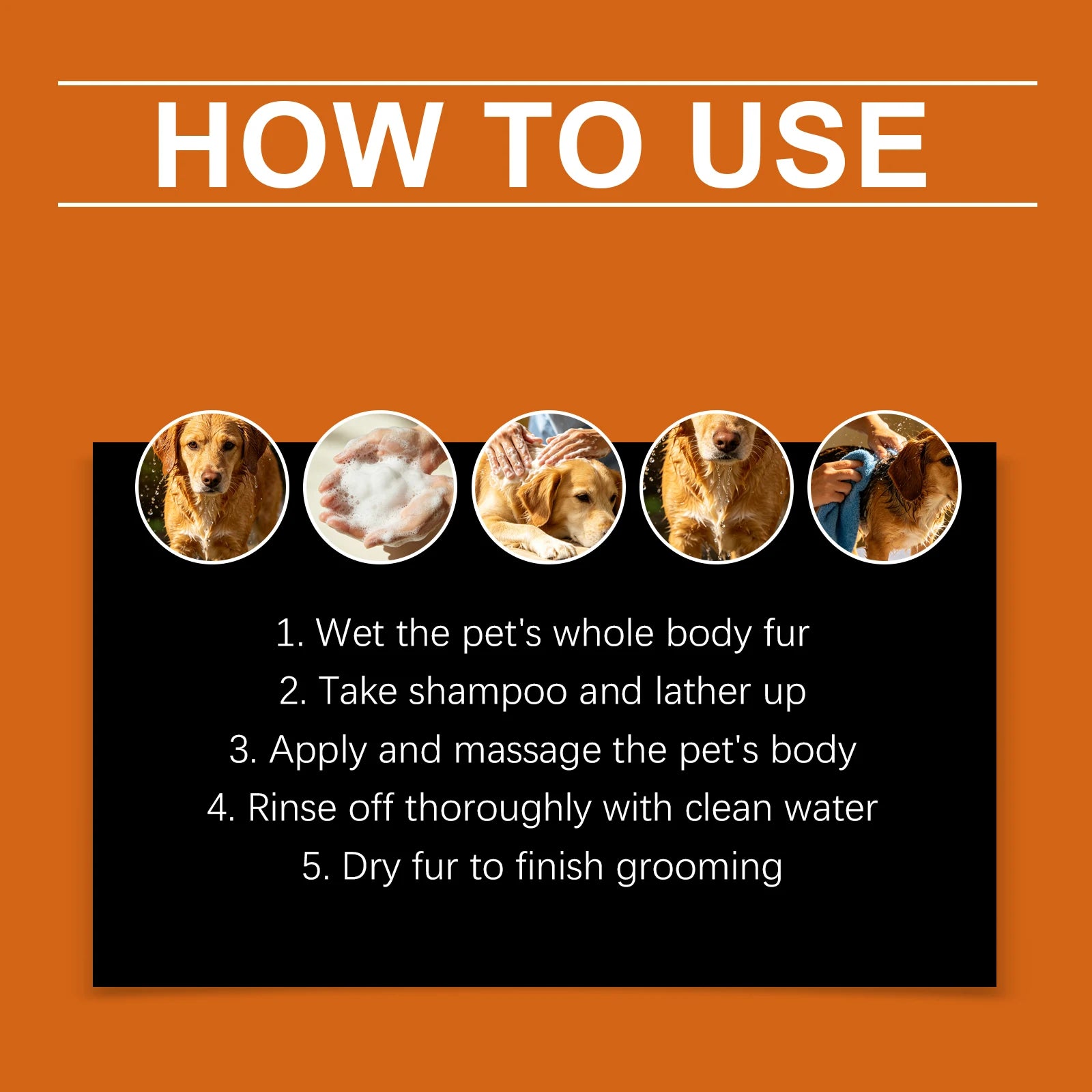 Flea Tick Shampoo for Dogs Cats Moisturizing Eliminate Fleas Ticks Relieve Itching Sooth Skin Long Lasting Pet Grooming Shampoo