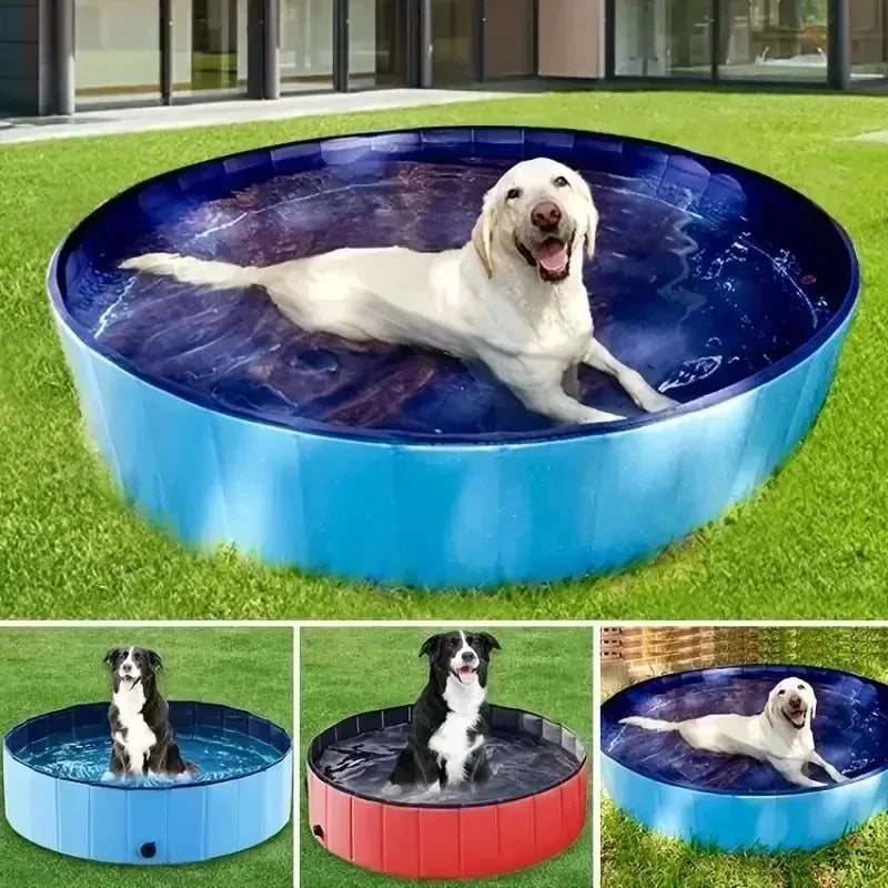 Pet Swimming Pool Bath Supplies Foldable Large Dog Bath Pet Pool Golden Retriever  Cat Bath Baby Bath  Dog Swimming Pool Outdoor