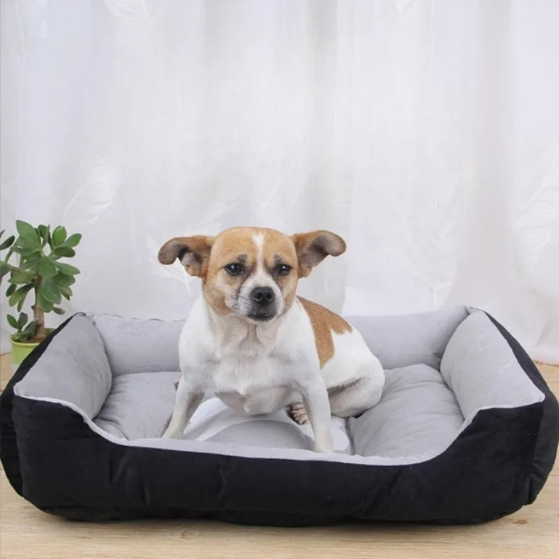 Cozy Pet Bed for Small Medium Large Dogs Warm Plush Dog Cat Bed, Soft Rectangular Dog Mat Cushion