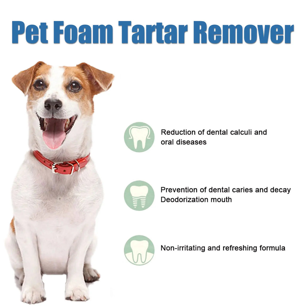 Dog Dental Care Foam Dog Oral Breath Freshener Keep Dog Breath Fresh And Teeth Clean Supports Gum Health Dog Dental Care.