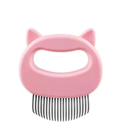 Cat Massage Comb detangling comb Easy Grip Handle Effectively Remove Cat Hair Fine Soft Brush Hair Multi-Color Grooming Tools