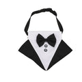 Dog Tuxedo with D Ring Nylon Washable Skin Friendly Dog Wedding Collar For New Year Party Birthday