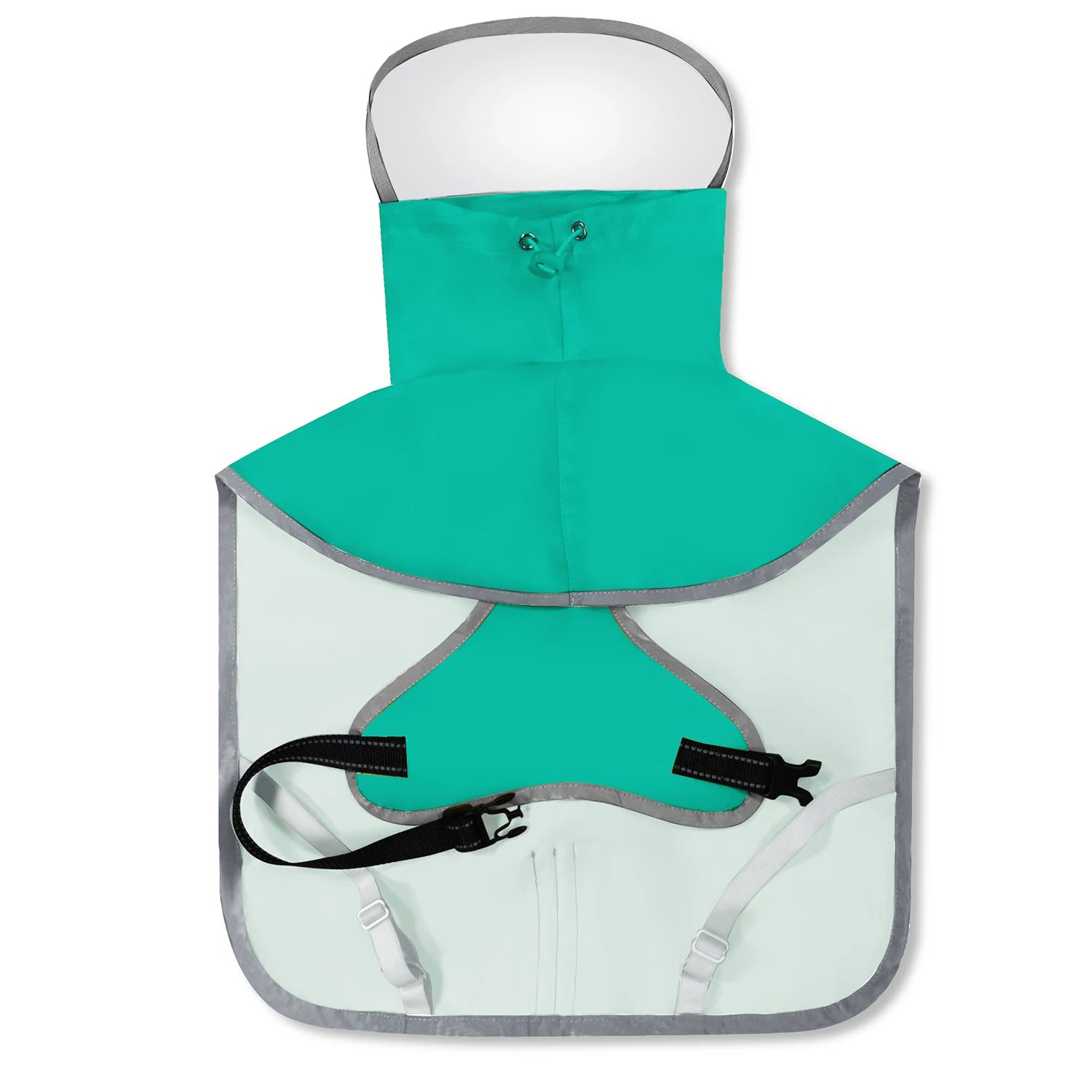 Dog Raincoat, Hooded Windproof and Waterproof Reflective Pet Raincoat, Suitable for Medium to Large Dogs, Waterproof Dog Clothin
