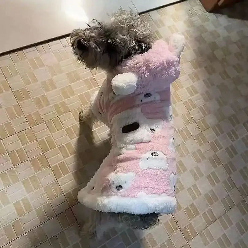 Dog Cloak Autumn/Winter Warm Quilt Pet Blanket Shawl Cloak Dogs Nest Winter Small Dog Pet Cat Puppy Clothes for Small Dogs