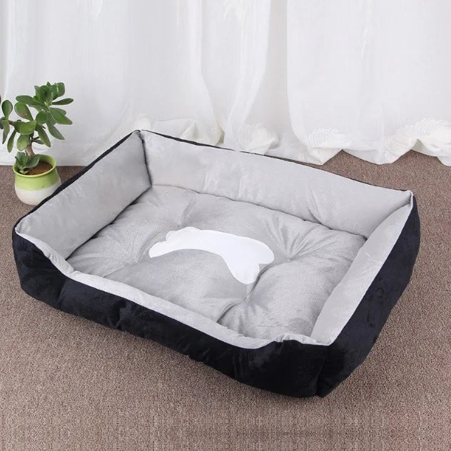 Cozy Pet Bed for Small Medium Large Dogs Warm Plush Dog Cat Bed, Soft Rectangular Dog Mat Cushion