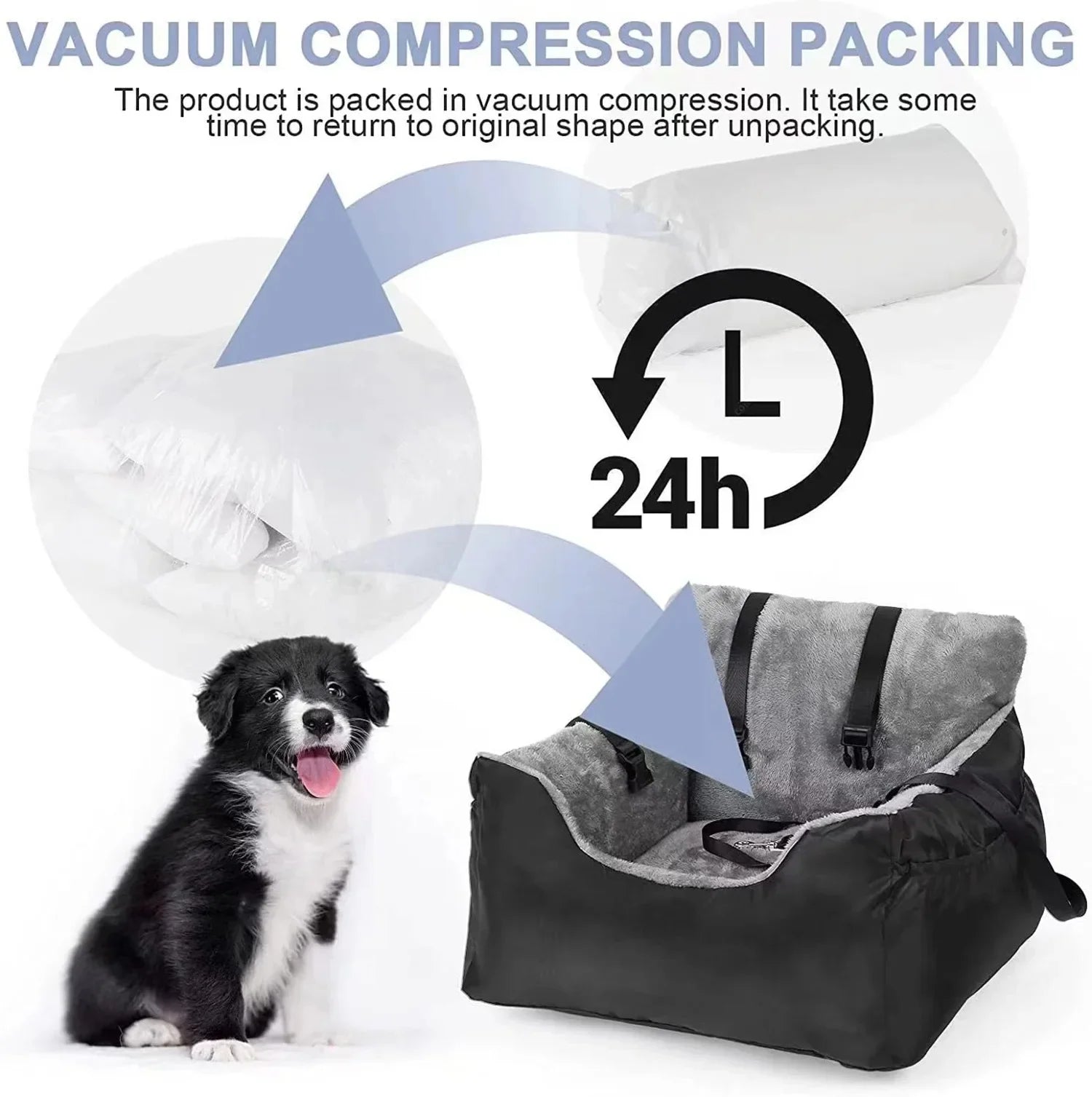 Dog Bed Removable  Machine Washable Pet Car Seat Cover Pet Animal Nest Cushion Dogs Cats Sofa Bedding Travel Mattress for Pets