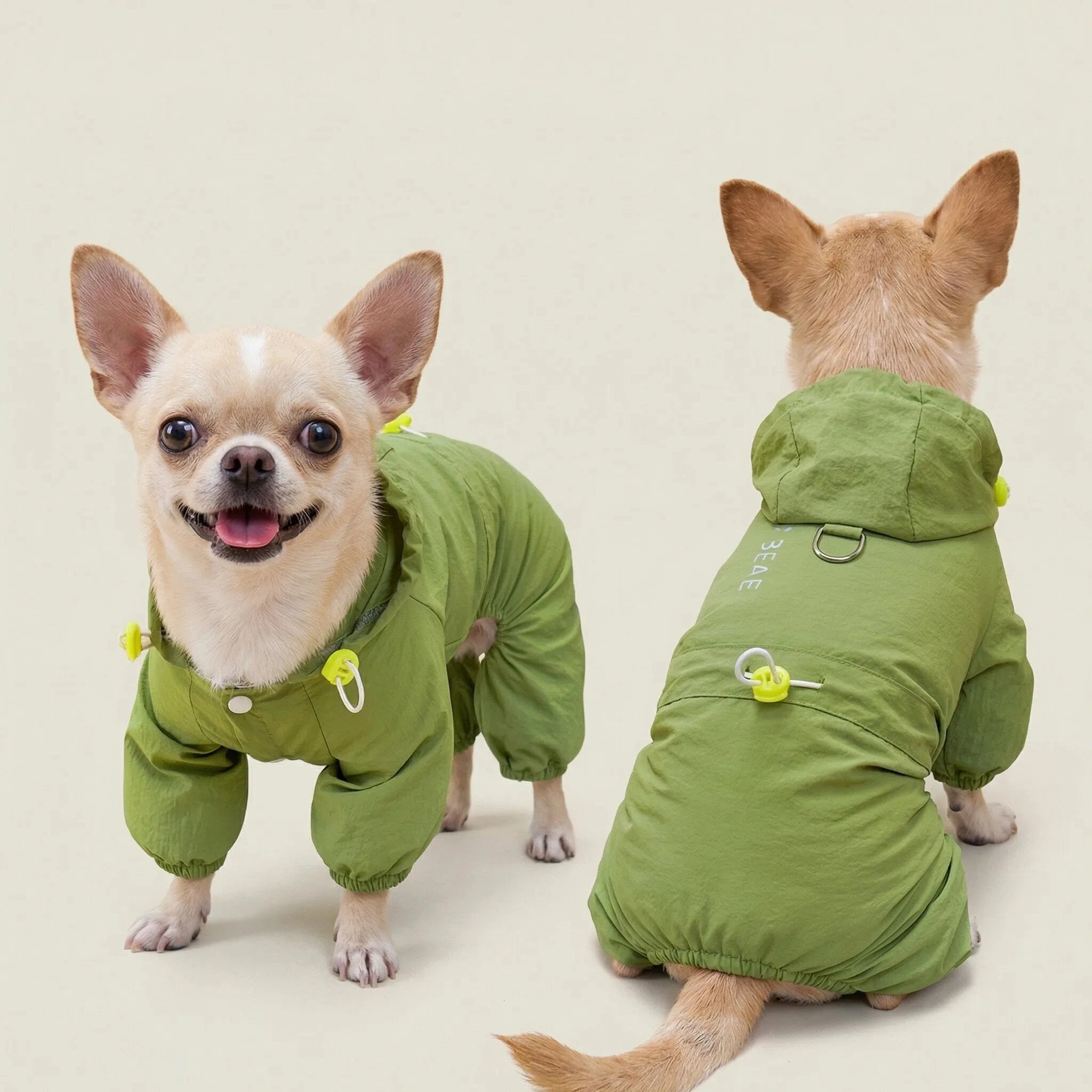 Dog Clothes Jacket  Series Windproof Raincoat Waterproof Dog Outdoor Jumpsuit  lightweight Puppy Costumes