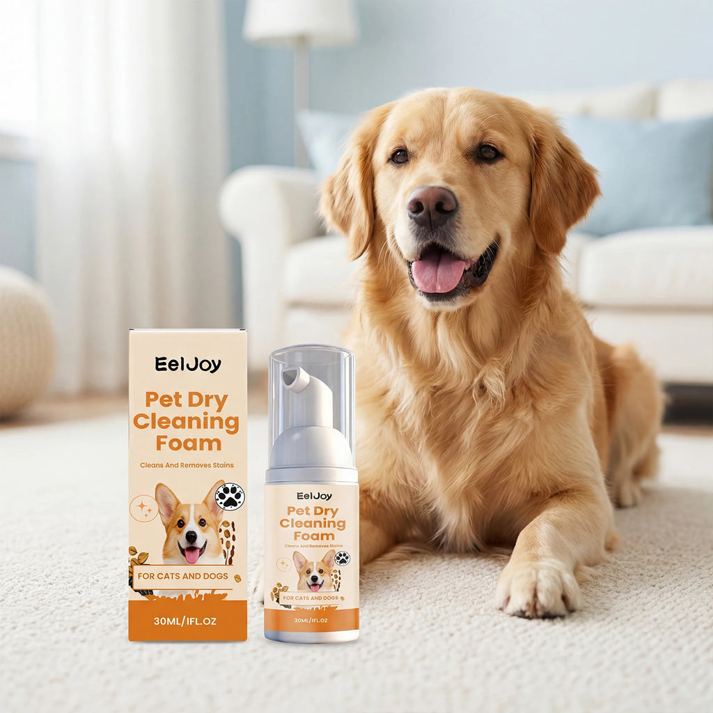 Dogs Cats Cleaning Mousse Pet No Rinse Dry Shampoo Coconut Oil Skin Care Deodorizing Moisturizing Quick Bath Foam Pet Cleaning