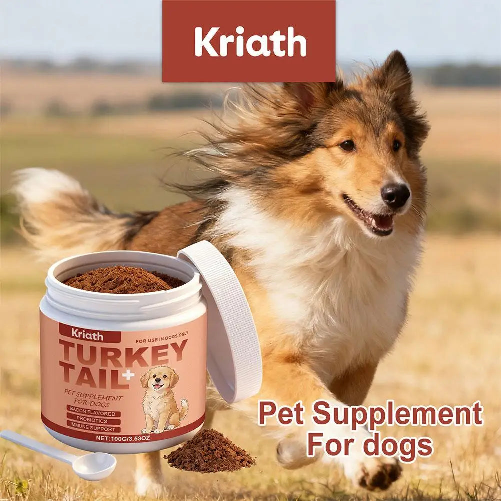 100g Bacon Flavored Pet Health Supplement Elderly Dog Maintenance Joint Intestinal Skin Care Dog Probiotics Immune Support Agent