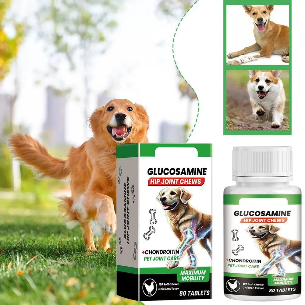 Dog Joint Support Chews Glucosamine Chondroitin Hip Joint Chews For Dogs Mobility Support Enhance Vitality Pet Joint Care