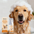 Dogs Cats Cleaning Mousse Pet No Rinse Dry Shampoo Coconut Oil Skin Care Deodorizing Moisturizing Quick Bath Foam Pet Cleaning