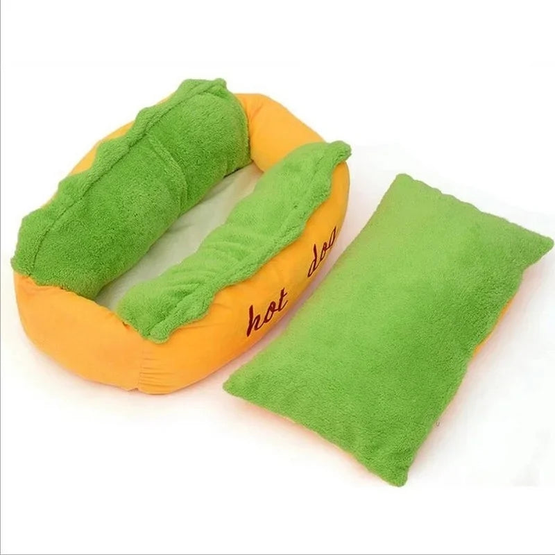 Warm Hot Dog Bed Removable Soft Lounger for Dog Large Hot Sale Washable Elastic Puppy Cat Pet House Sofa Indoor Dog Kennel